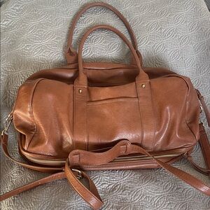 Sole Society Weekender Leather Travel Bag